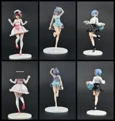 現貨 .洛天依泳裝 黑白裙蕾姆 禮服加藤惠 美少女 盒裝手辦隨貨【24小時發貨】