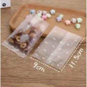 歐培拉 【嚴選&現貨 9*11.5cm/ 100入】滿天星磨砂封口袋 烘焙餅乾袋 機封袋 牛軋餅袋 手工皂袋