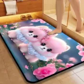 隔天配💫【秒吸水】衛生間吸水速幹廁所防滑浴室腳墊加厚浴室地墊防滑地墊