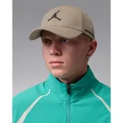 【NIKE 耐吉】運動帽 男 女 U J DF CLUB CAP S AB GOLF 鴨舌帽 老帽 喬丹 Dri-FIT 卡其 (IM4515247)