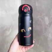 星巴克杯子萬聖節限量黑色小惡魔膳魔師不鏽鋼杯保溫杯水杯