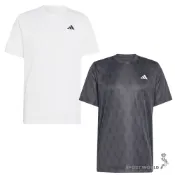Adidas 排汗短袖上衣 男裝 快乾 滿版印花 白/黑【運動世界】KS8271/KS8307