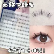 滿99出貨 夢朵公主 四大美人 西施懶人假下睫毛自然仿真單簇分段式超軟