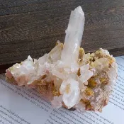 Gypsum 貴州產地 石膏 晶簇 石灰岩共生礦 天然礦石 原礦