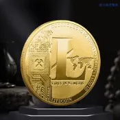 【朗月甄選】現貨 萊特虛擬幣萊特紀念幣幸運幣金屬外幣賭場籌碼收藏禮品（滿300出貨）
