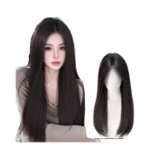 (店+)Lucky假髮女不用戴髮網假髮全頭套女長髮蓬鬆隱形無痕頭頂補發假髮片