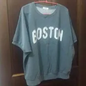 韓製BOSTON貼布休閒棉T 新北市