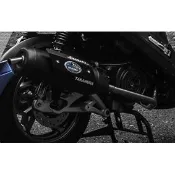 誠一機研 鷹村工廠 側繞黑鐵 排氣管 改裝管 JET S 125 雷霆 S RAY G6 150 四代戰 BWSR