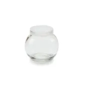 (店+)嚴選SHOP 附蓋 100cc 玻璃小球瓶 奶酪布丁杯 果醬瓶 布蕾杯 婚禮小物 蜂蜜瓶 玻璃瓶 圓球瓶 T054
