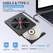 多功能外置光驅筆電cd刻錄機usb影蝶片dvd播放機可讀內存卡