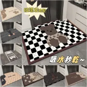 台灣出貨 矽藻土地墊 客製化 矽藻泥 潮牌地墊 浴室地墊 衛生間地墊 速乾墊 吸水地墊 腳踏墊 防滑墊 廚房地墊 玄關墊