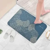【怪獸】rubber anne 瞬吸 軟式珪藻土吸水地墊 窗花 60x40cm(珪藻土地墊/腳踏墊/浴室防滑墊)