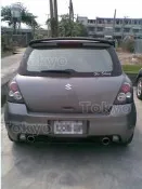 ＠Tokyo東京車燈部品＠鈴木SUZUKI SWIFT 雨燕 日規LED銀底/黑底尾燈 另有臺規車專用線組