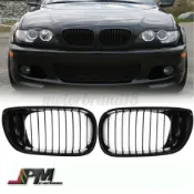 全新 BMW E46 LCI 後期 小改款 4門 亮黑 單槓 水箱罩 大鼻頭 水箱護罩