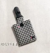 唯小伊手作＊小黑狗&千鳥格＊平安符袋/護身符袋/香火袋＊可愛＊客製