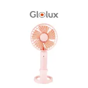 【Glolux】手持香薰USB小風扇 手持風扇 炎熱夏天風扇 可當手機架 香薰風扇 Leo里歐
