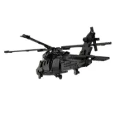全球選品1館 生活百貨 MOC60106黑鷹直升機積木佳磚小顆粒益智ozon玩具