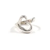 【日本直購 二手美品】9 號 蒂芙尼 TIFFANY&Co. 戒指 經典微笑戒指 艾爾莎柏第 銀 925