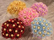 ☆孟之坊婚禮精品舘☆金莎玫瑰花．二次進場．求婚．棉花糖．婚禮小物．結婚用品