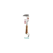 (店+)【瘋狂園藝】松格 松格(T121B)作木柄不銹鋼除草鋤（短）鋤頭.除草.鋤草鋤，雜草鋤