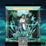 APEX-TOYS 原神 魈 護法夜叉  LED 防塵 展示盒
