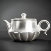 協貿國際日用品生活8館 特價精工日式銀壺茶具波紋純銀999泡茶壺家用茶道飲茶用