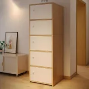 漣漪生活 【窄櫃收納】儲物櫃 收納櫃 電視櫃 書櫃 展示櫃 靠牆櫃 落地櫃 防塵帶門 客廳臥室適用 牆邊隙縫收納