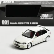 【六四分之一】JDM64｜HONDA Civic Type-R EK9｜六代喜美 三門 K8｜1/64合金模型車