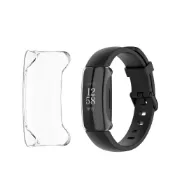 【PC透明殼】適用 Fitbit inspire 2 智慧手錶 全包 保護殼 清水套 TPU
