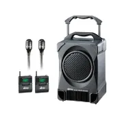 【MIPRO】MA-707 附CD.USB 配2領夾麥克風(專業型最新2.4G無線手提式擴音機)