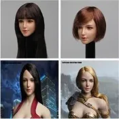 【可開發票】SUPER DUCK SDH011 16女兵人頭雕可愛亞洲美女頭雕ABCD四款現貨【满额免運】