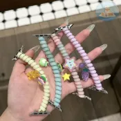 適用華爲10/9/8/nfc手環電話繩繽紛糖果色錶帶 榮耀6/7NFC甜美可愛