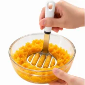 LUCKY補給站 日本製 ECHO 不鏽鋼 壓泥器 搗蛋器 碎蛋器 蔬果壓泥器 副食品 馬鈴薯搗碎器 薯泥 果泥 搗泥