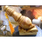 100%台灣手做牛樟木招財如意文昌筆組含座尺寸21X6X21公分閃花重油請先詢問庫存