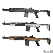  【KUI酷愛】G&G 怪怪 M14 EBR-L 電動槍『短版』GR14 AEG電槍『黑、銀、銅』TGM014EBS