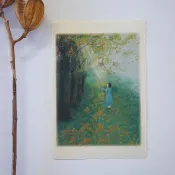 Pinkoi 代購 - 和紙明信片【秋日陽光】Postcard 明信片 繪葉書