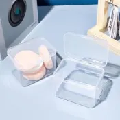 透明塑膠包裝盒 洗衣凝珠盒子五金零件工具粉撲化妝棉簽氣墊收納盒