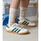 (店+)【adidas 愛迪達】ADIDAS ORIGINALS STADT 米綠色 皮革 復古 焦糖底 男女款 JR8311