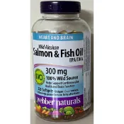 限量 Webber Naturals 野生鮭魚油 Salmon & Fish 魚油,220粒軟膠囊