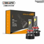 拾光藏寶閣 【三銅管散熱】汽車LED大燈 H4 H7 H1 LED燈 大燈燈泡 車燈 改裝燈 高亮6000K 防水防震 無損安裝 適用於9005/9006/2900車型