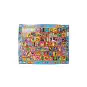 (店+)70孔 DIY洞洞樂專用彩色封面紙 /一捲5張入 托洞 戳戳樂封面紙-全