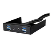 米特3C數位 【享最高折300】SilverStone 銀欣 FP32-E 黑色 3.5吋 USB3.0擴充槽/SST-FP32B-E