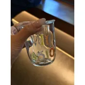 【客製化】 玻璃杯 手繪彩色字母DIY生日快樂耐高溫果汁杯如需定制可私信