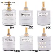 EIZZ電位器分壓24級步進式雙聯立體聲10K 50K 100K功放音量電位器