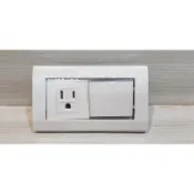 *水電DIY* 1開1接地插座電燈開關/星光開關/國際牌 WTDFP4308 報價含發票