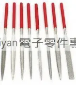 超硬耐磨金剛石砂小銼刀鋼銼什錦木工合金銼刀 三角半圓工具套裝4*160圓形