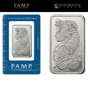 (錡宇金業)瑞士PAMP-財富女神１盎司(31.1克)-國際白銀條塊-投資銀條