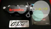 RKT洛克班車業 BREMBO 黑底紅字 對四 公司貨 非川歐 FRANDO 金底銀字 