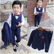 ❤️台灣現貨❤️四件套裝 婚紗攝影 花童禮服 男寶寶禮服拍照禮服 男童禮服 畢業男童禮服 長袖套装 正式西裝 春夏季款