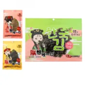 【蝦皮直營】朕想咬一口 厚切海苔 夾鏈袋包裝40g (梅子/醬燒/椒鹽) 厚片海苔 片烤海苔 素食 零食 團購美食